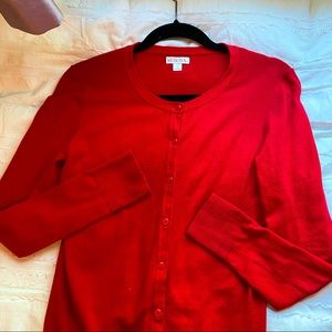 Red Merona Cardigan